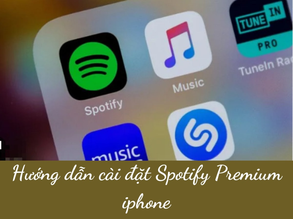 Hướng dẫn cài đặt Spotify Premium Iphone