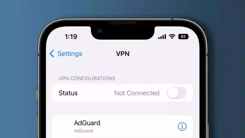 How to setup VPN on Iphone