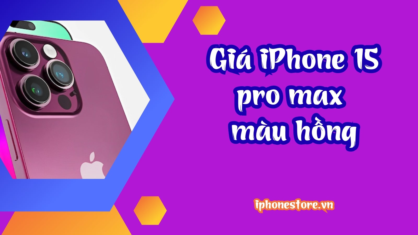 Giá iPhone 15 Pro Max màu hồng