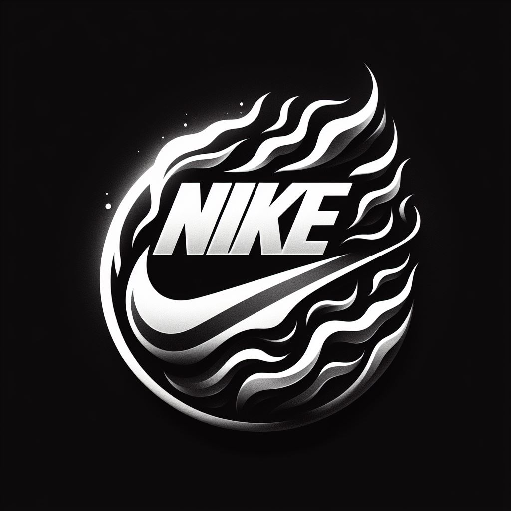Hình nền Nike bên ánh lửa